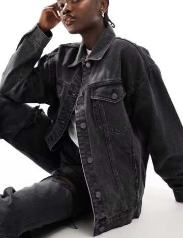 Jachetă De Blugi ASOS, negru