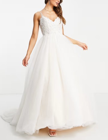 Rochie de ocazie și bridal ASOS, alb