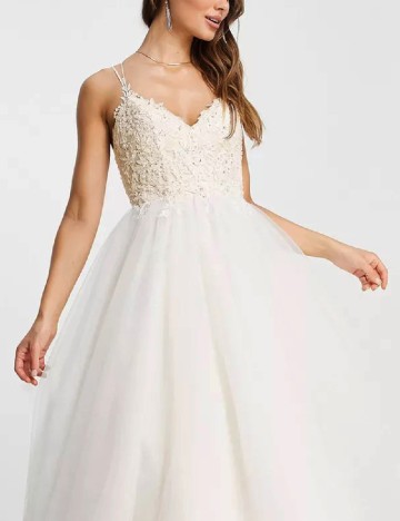 Rochie de ocazie și bridal ASOS, alb