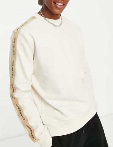 Bluză Calvin Klein, bej