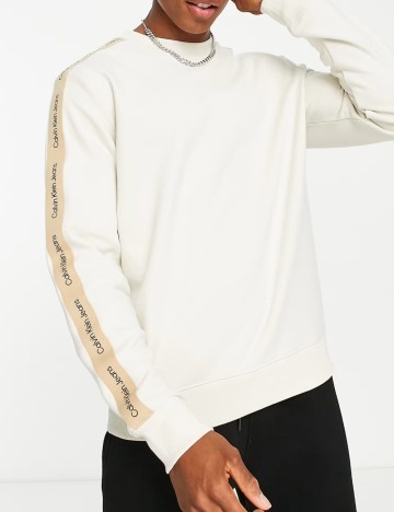 Bluză Calvin Klein, bej
