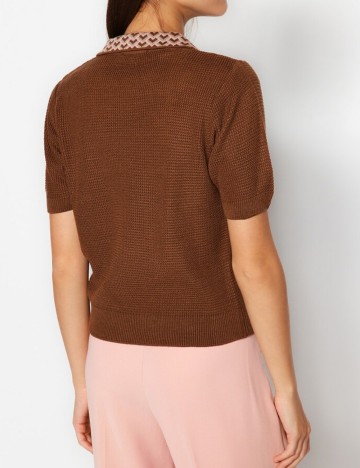 Bluză TRENDYOL, maro