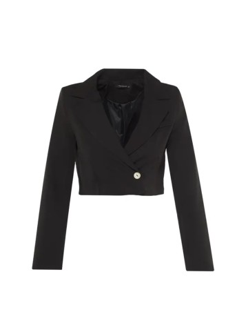 Sacou scurt TRENDYOL, negru