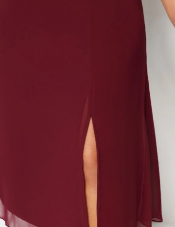 Rochie midi TRENDYOL, vișiniu