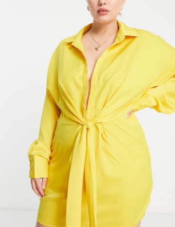 Rochie mini IN THE STYLE, galben