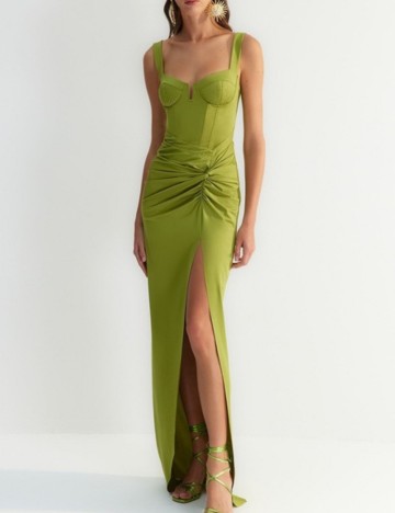 Rochie maxi TRENDYOL, verde