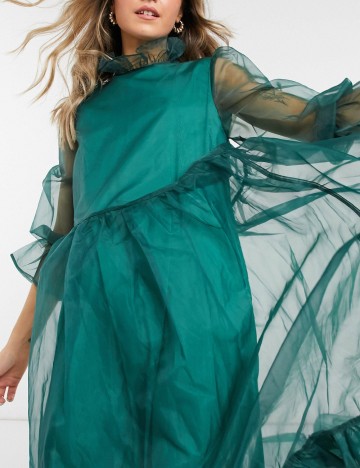 Rochie maxi Sister Jane, verde