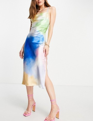 Rochie maxi ASOS, mix culori