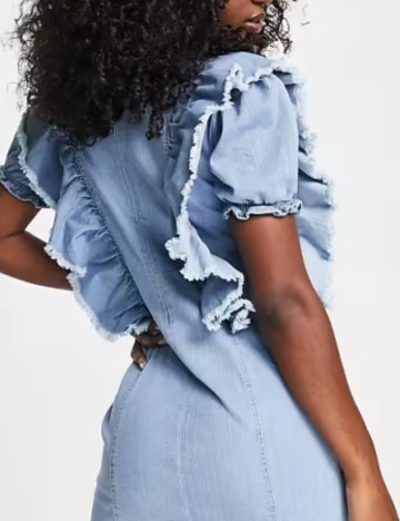 Rochie de blugi Miss Selfridge, albastru