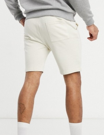 Pantaloni scurți ASOS, crem