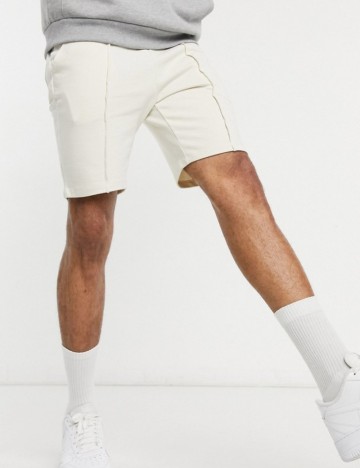 Pantaloni scurți ASOS, crem
