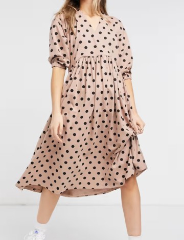 Rochie midi ASOS, maro