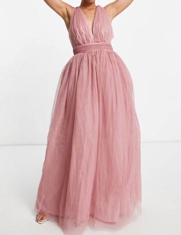 Rochie de ocazie ASOS, roz