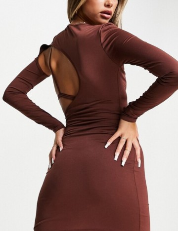 Rochie mini ASOS, maro