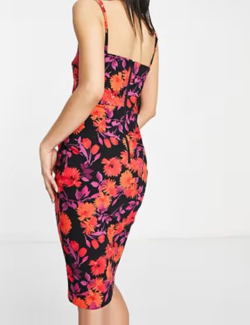 Rochie midi Vesper, mix culori