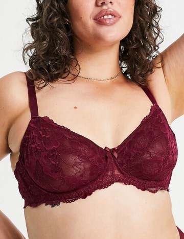 Sutien Ivory Rose Curve, vișiniu