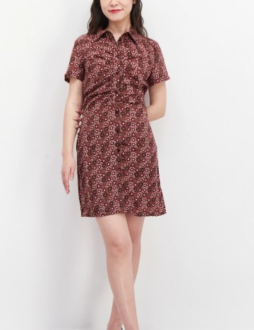 Rochie mini Wednesday S Girl, mix culori