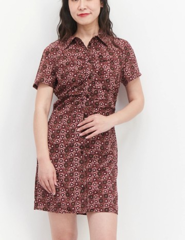 Rochie mini Wednesday S Girl, mix culori