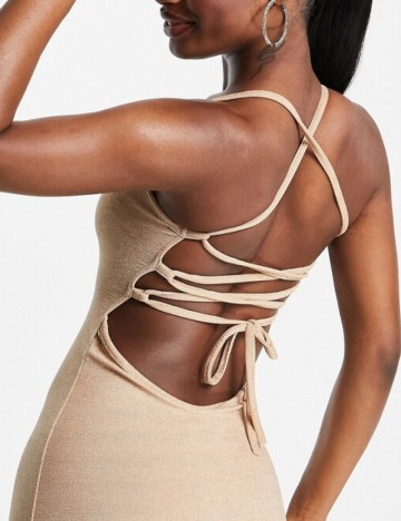 Rochie maxi SIMMI London, bej