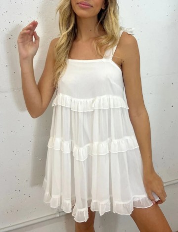 Rochie mini Stylecheat, alb