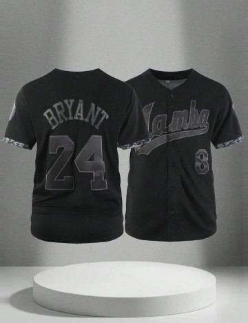 Cămașă cu m&acirc;necă scurtă Shein, negru