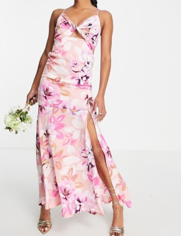 Rochie midi Liquorish, mix culori