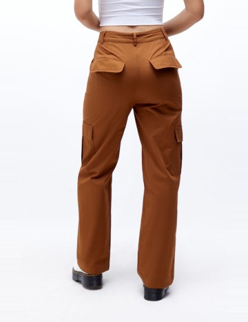 Pantaloni cargo Daisy Street, maro