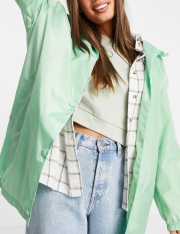 Jachetă de ploaie ASOS, verde