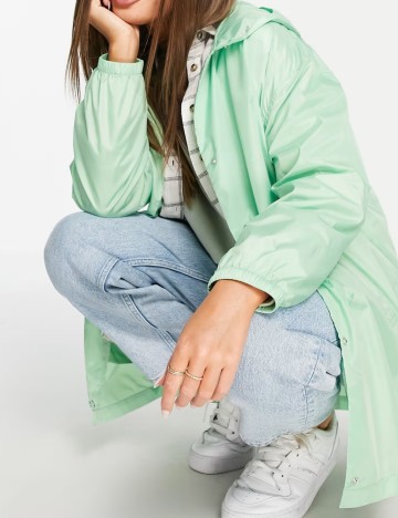 Jachetă de ploaie ASOS, verde