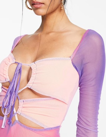 Rochie mini ASOS, mix culori