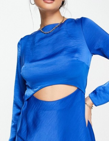 Rochie midi ASOS, albastru