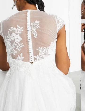 Rochie de ocazie ASOS, alb