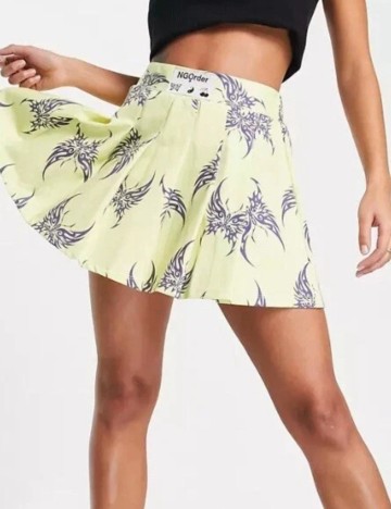 Fustă mini New girl Order, galben