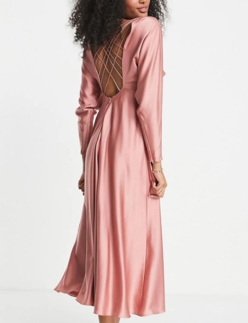 Rochie maxi ASOS, roz
