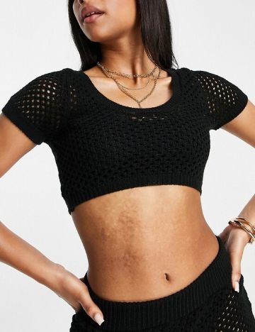 Top ASOS, negru