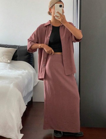 Compleu Shein DAZY, roz