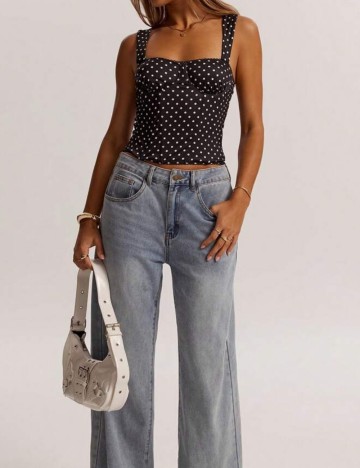 Top Shein, mix culori