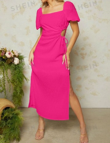 Rochie midi Shein, roz