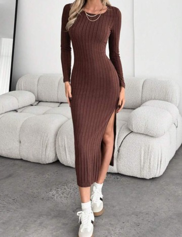 Rochie midi Shein, maro