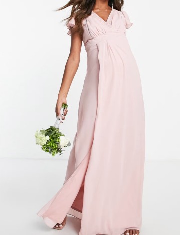 Rochie maxi TFNC, roz