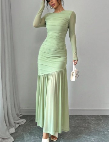 Rochie maxi Shein, verde