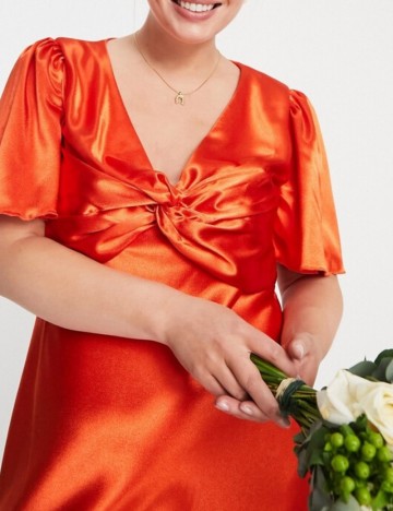 Rochie maxi Little Mistress, portocaliu