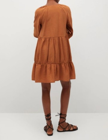 Rochie mini Mango, maro