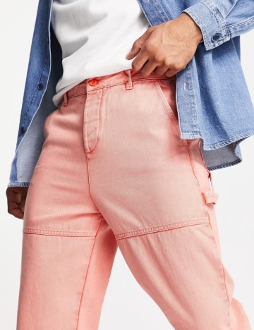 Pantaloni ASOS, roz