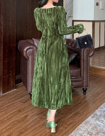 Rochie midi Shein DAZY, verde