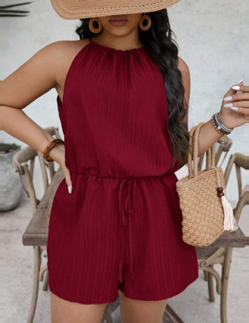 Salopetă Shein, vișiniu