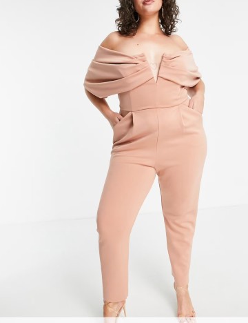 Salopetă lungă ASOS, roz