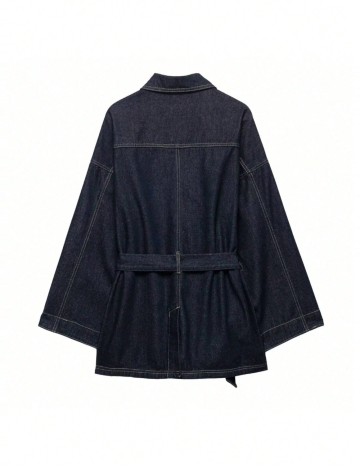 Jachetă Shein, albastru