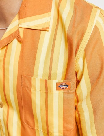 Cămașă cu m&acirc;necă scurtă Dickies, negru