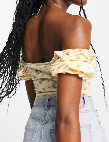 Top Miss Selfridge, galben